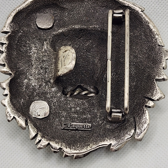 Douglas Paquette Runway 1980-90s Lion Head Buckle - Picture 4 of 6